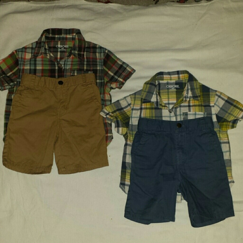 Nice! Boys short sets.